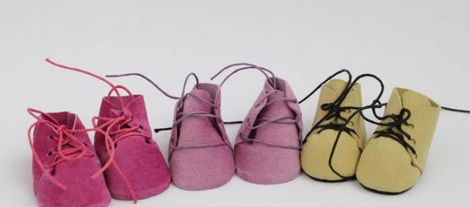Как изготовить обувь для куклы тильда